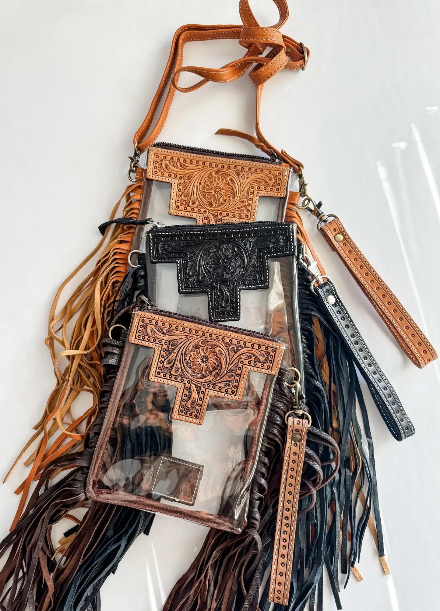 BACKSTAGE PASS FRINGE STADIUM BAG 🖤
