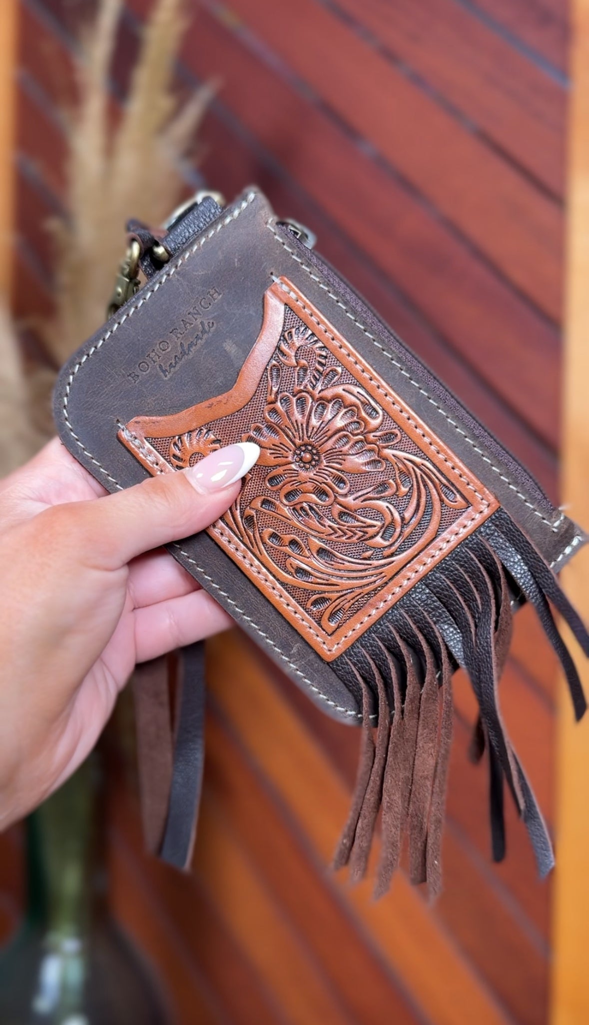 WHISKEY RUN LEATHER WALLET