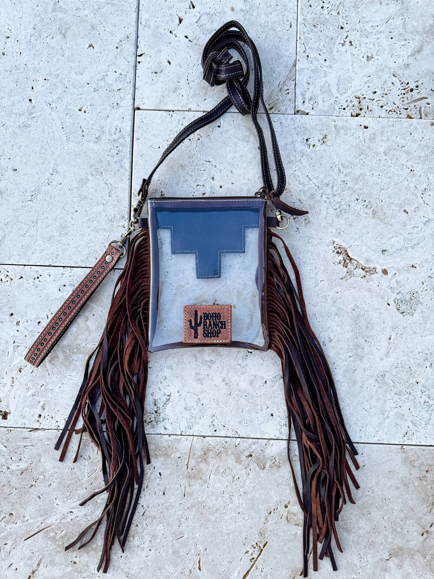 BACKSTAGE PASS FRINGE STADIUM BAG 🖤