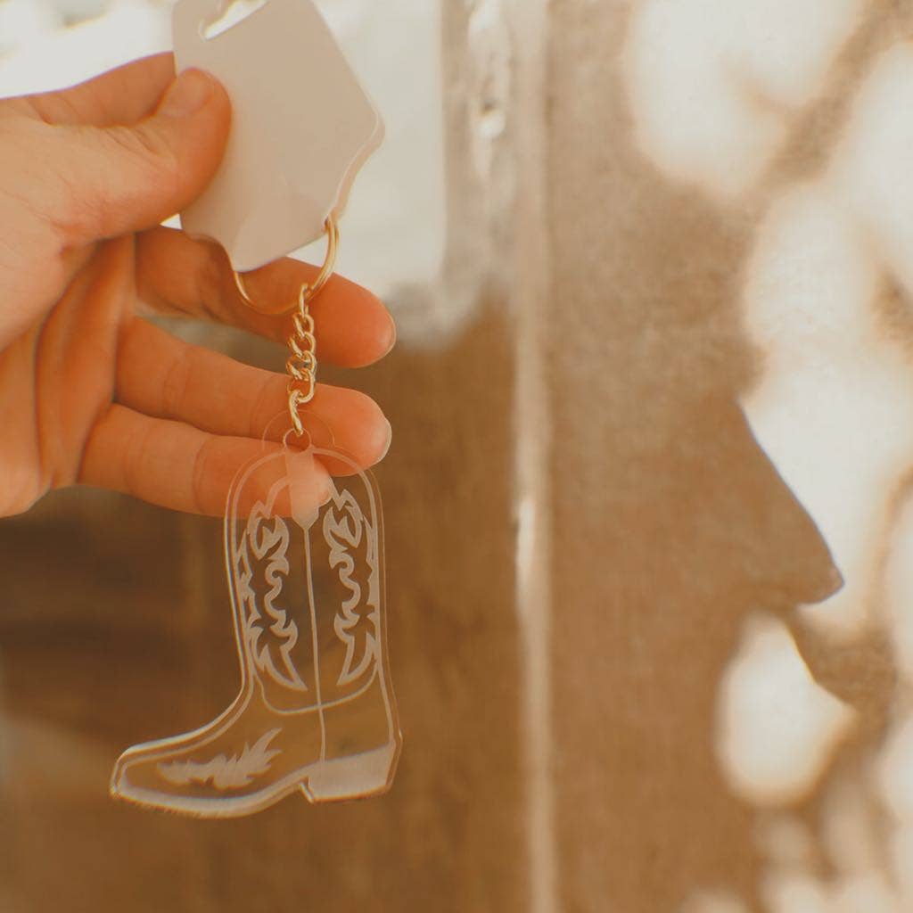 COWBOY BOOT KEYCHAIN ⚡️