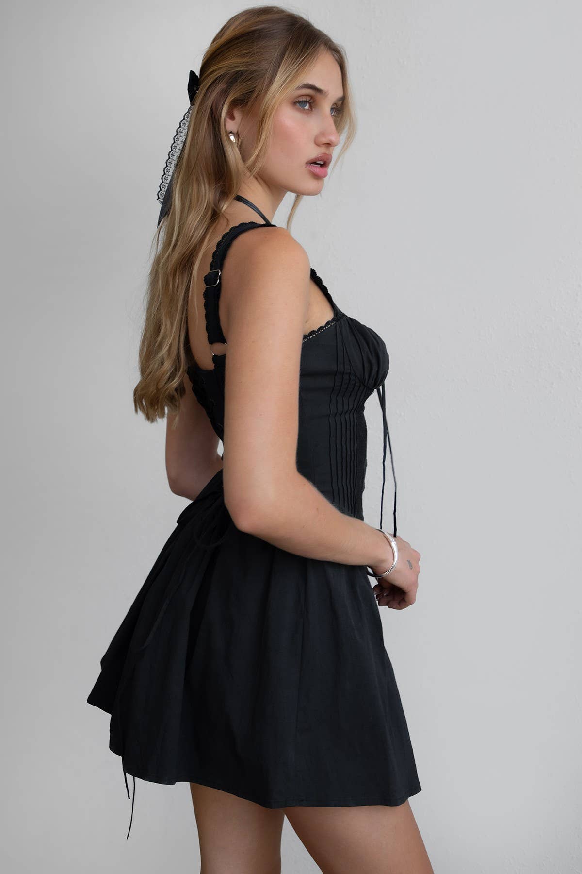 THE CORSET CONCERT DRESS BLACK