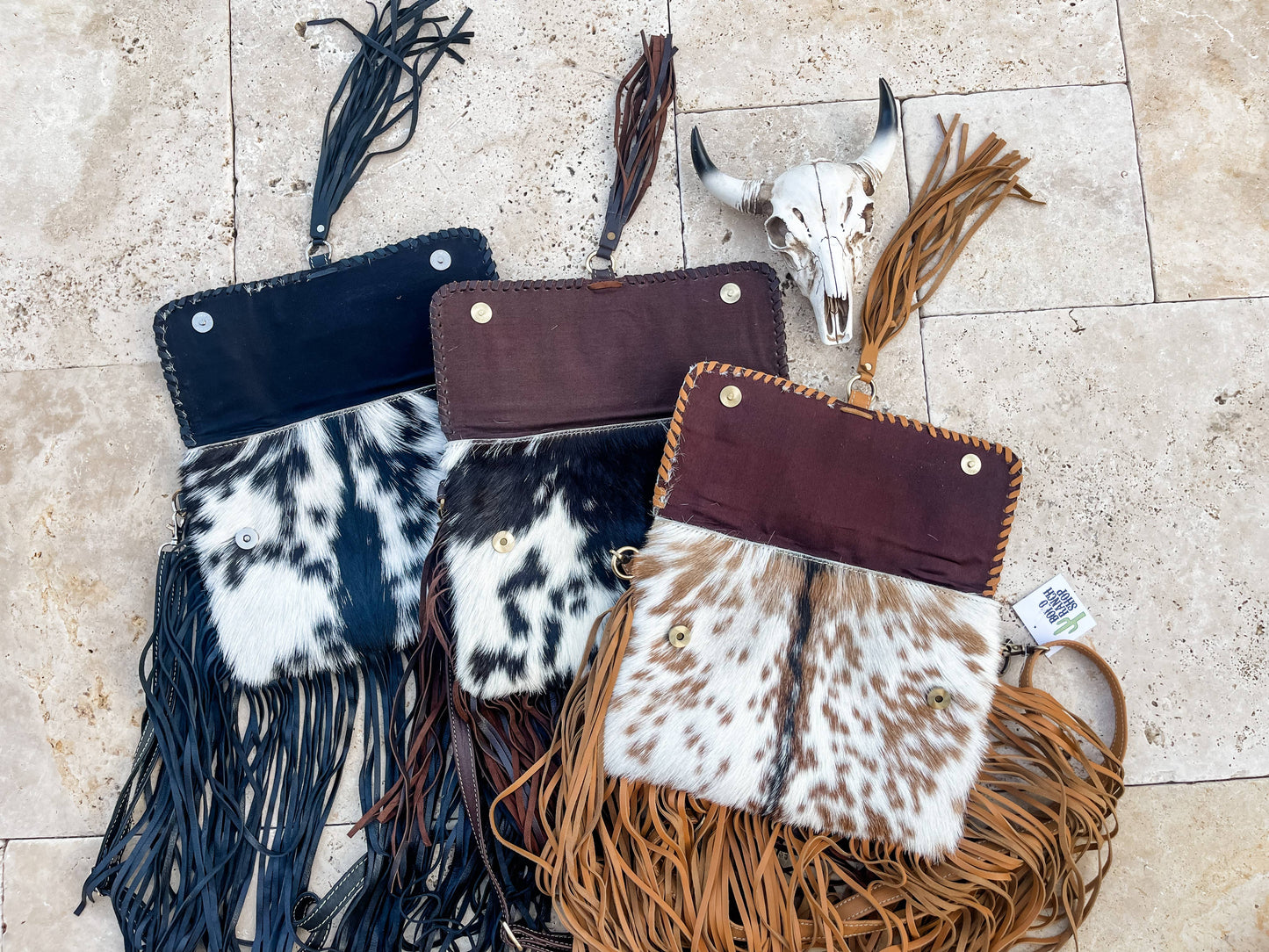 THE STEVIE COWHIDE PURSE