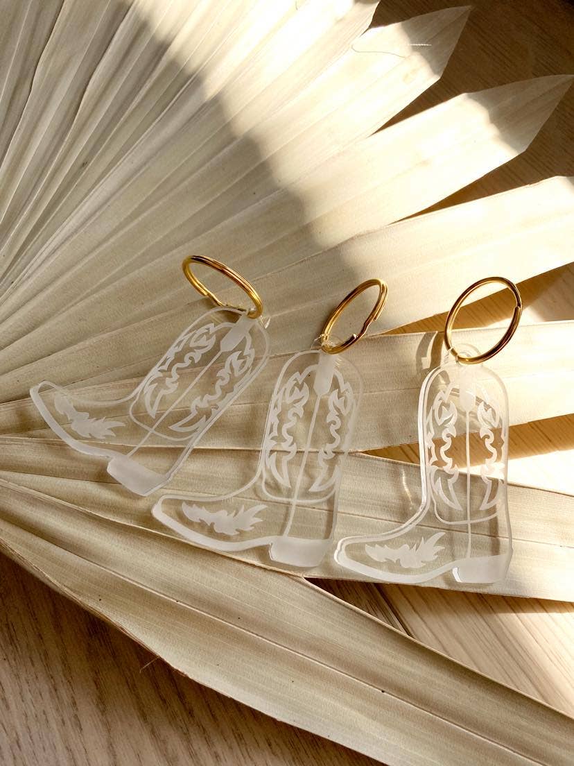 COWBOY BOOT KEYCHAIN ⚡️