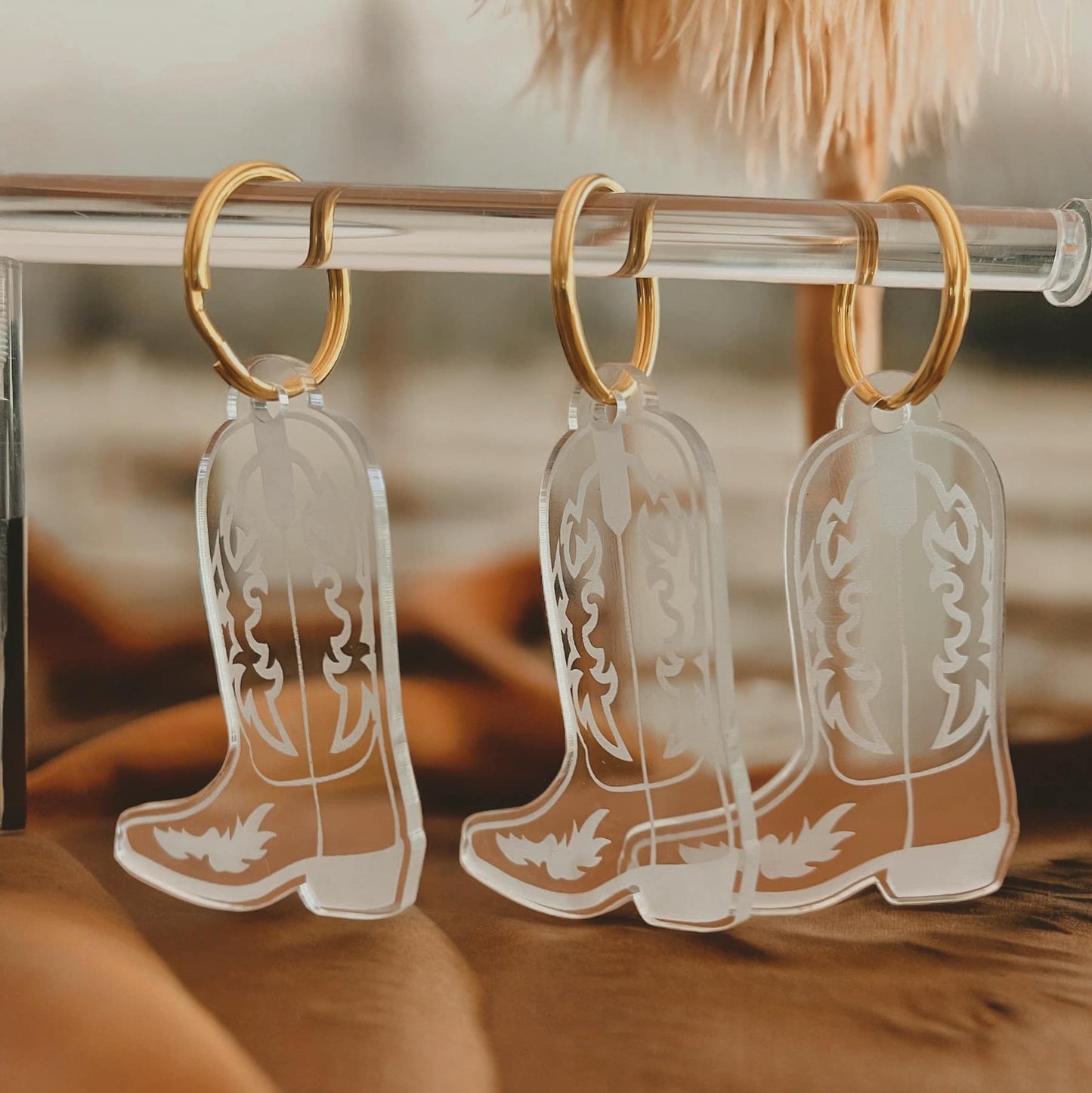 COWBOY BOOT KEYCHAIN ⚡️