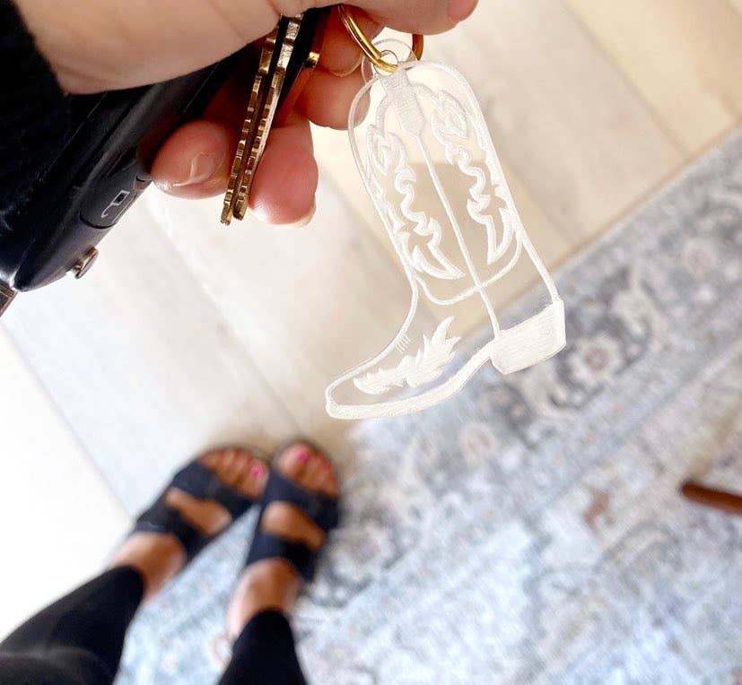 COWBOY BOOT KEYCHAIN ⚡️