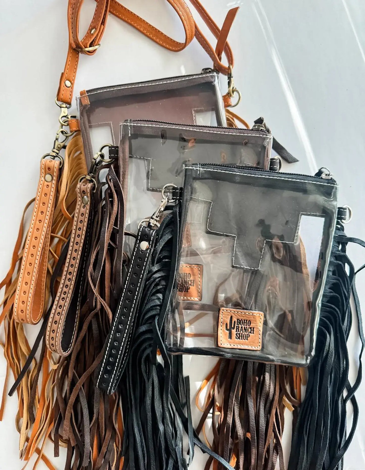 BACKSTAGE PASS FRINGE STADIUM BAG 🖤