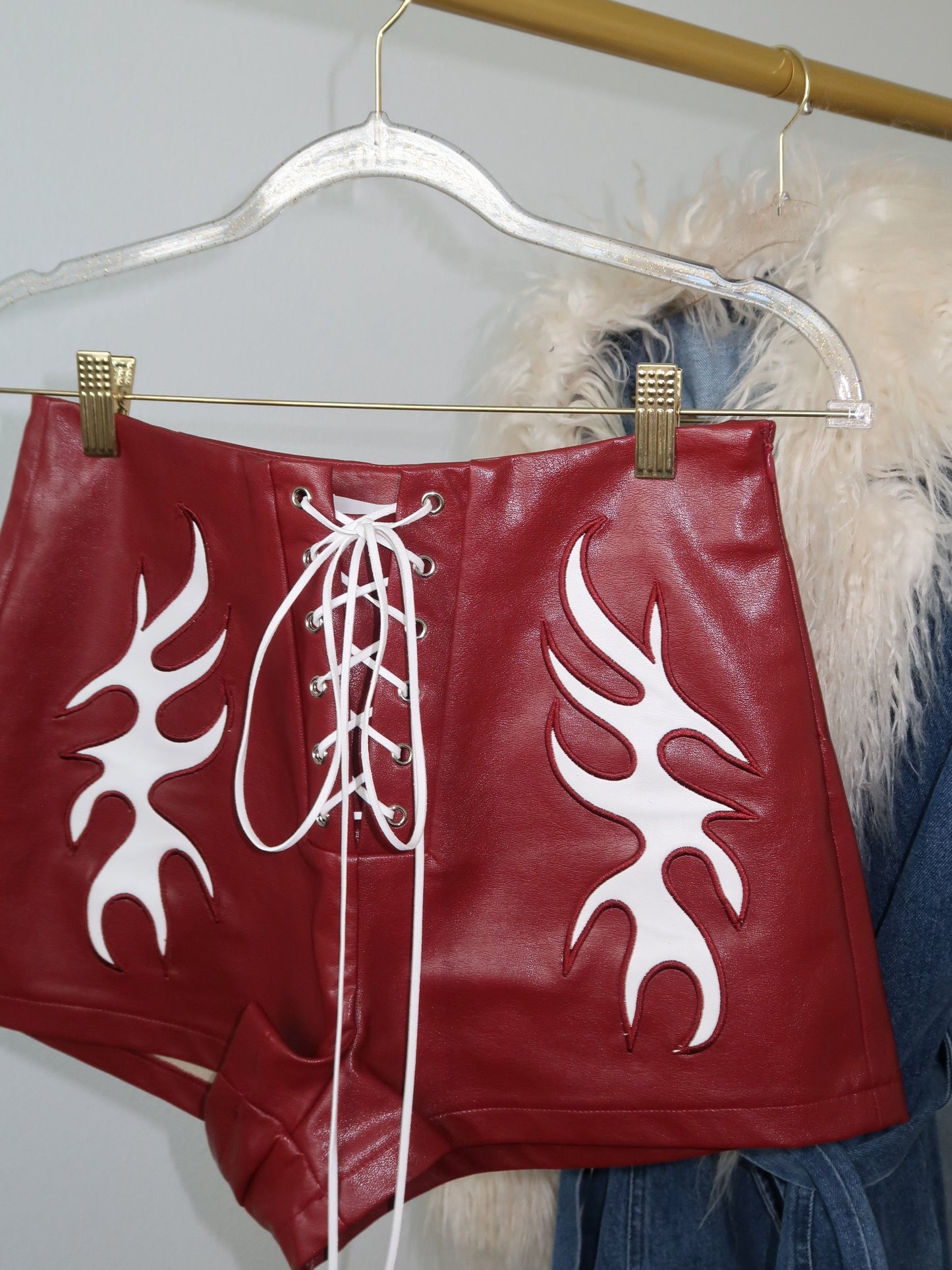 PRE ORDER-WILDFIRE LACE UP SHORTS