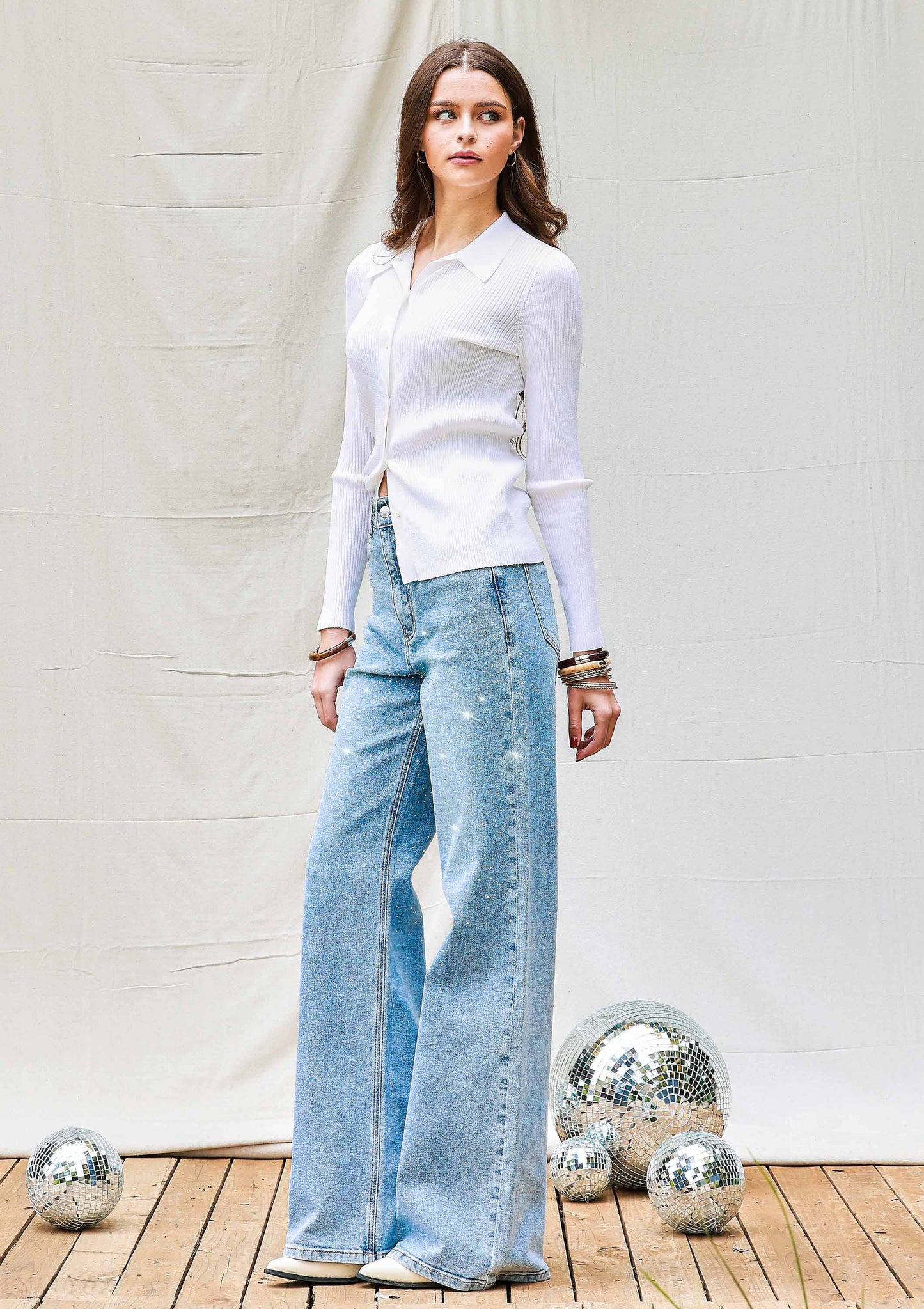 STARSTRUCK WIDE LEG JEANS