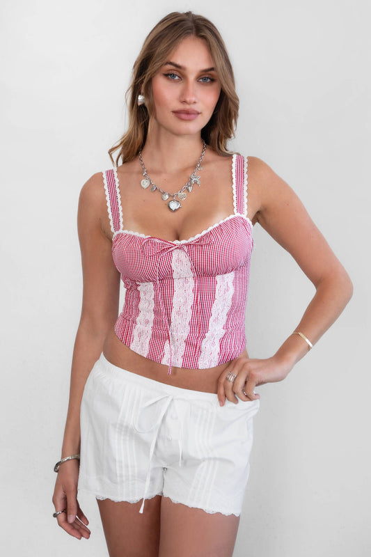 MISS AMERICANA CORSET TOP