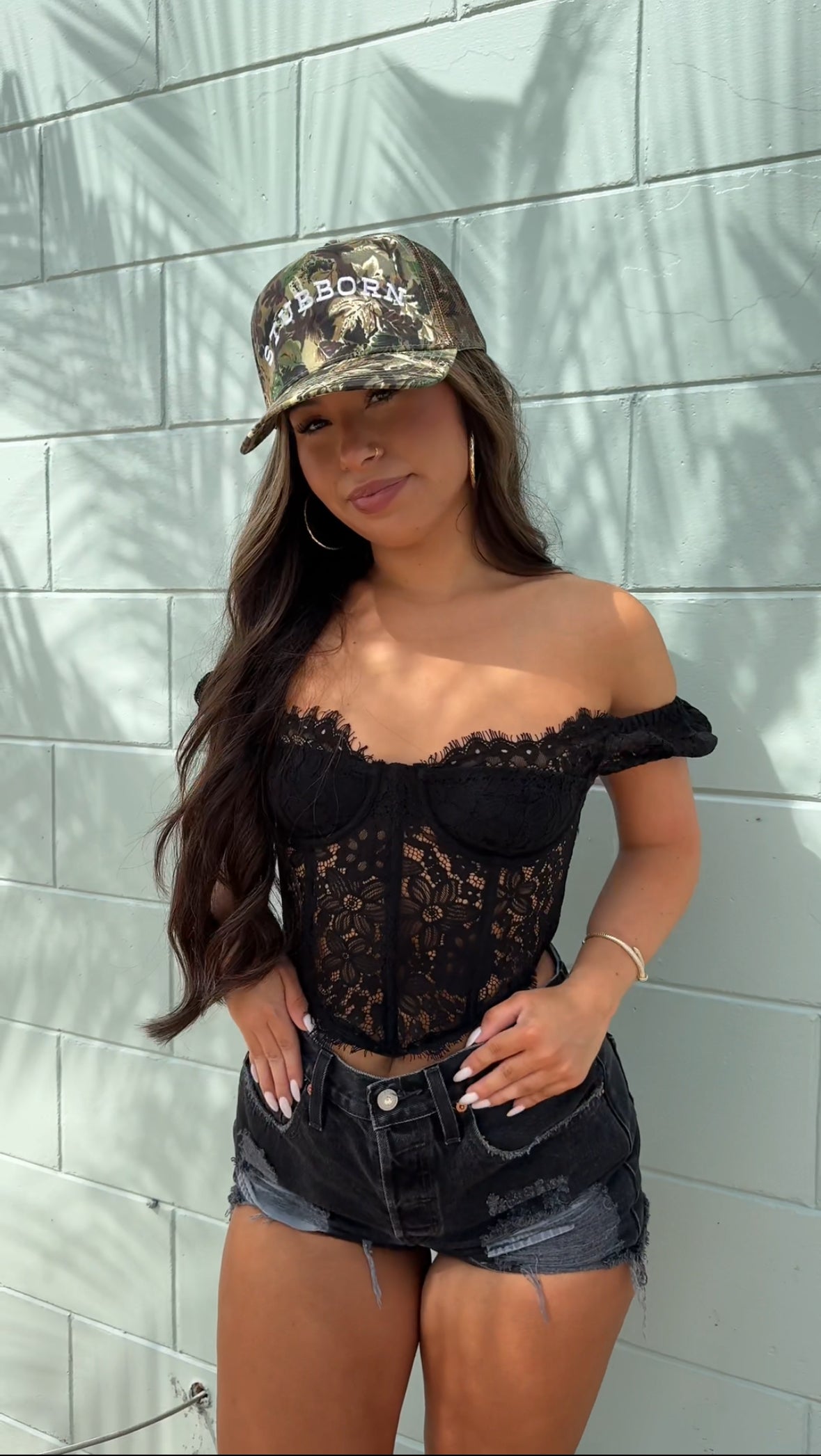 STUBBORN TRUCKER HAT- PRE ORDER 🖤