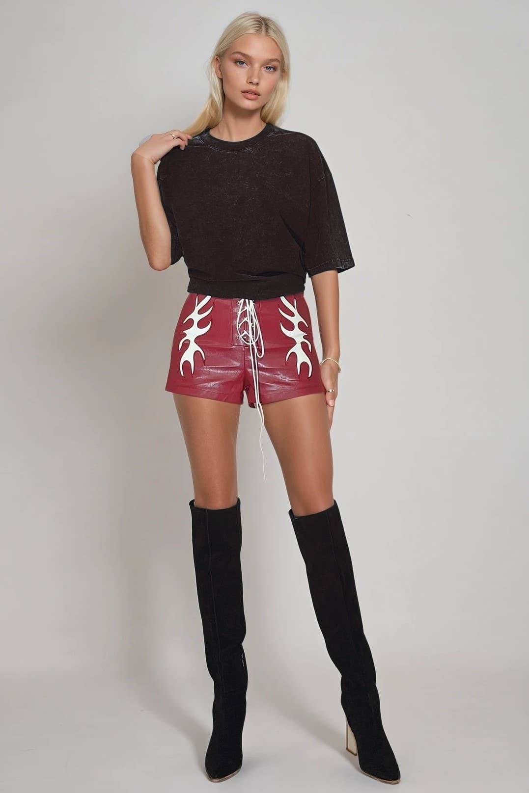 PRE ORDER-WILDFIRE LACE UP SHORTS