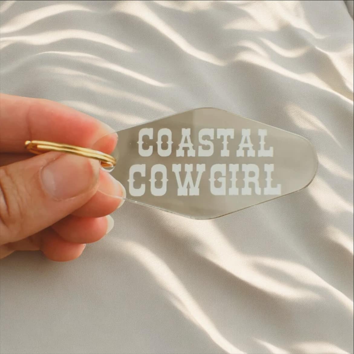 COASTAL COWGIRL KEYCHAIN