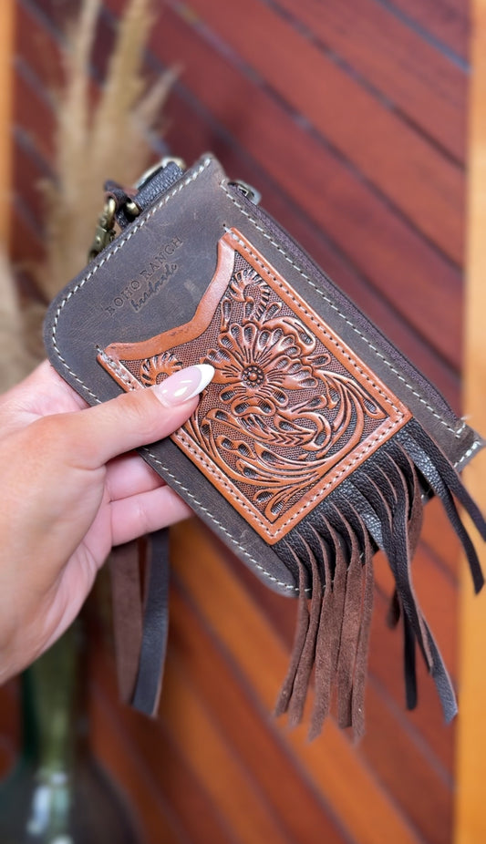 WHISKEY RUN LEATHER WALLET