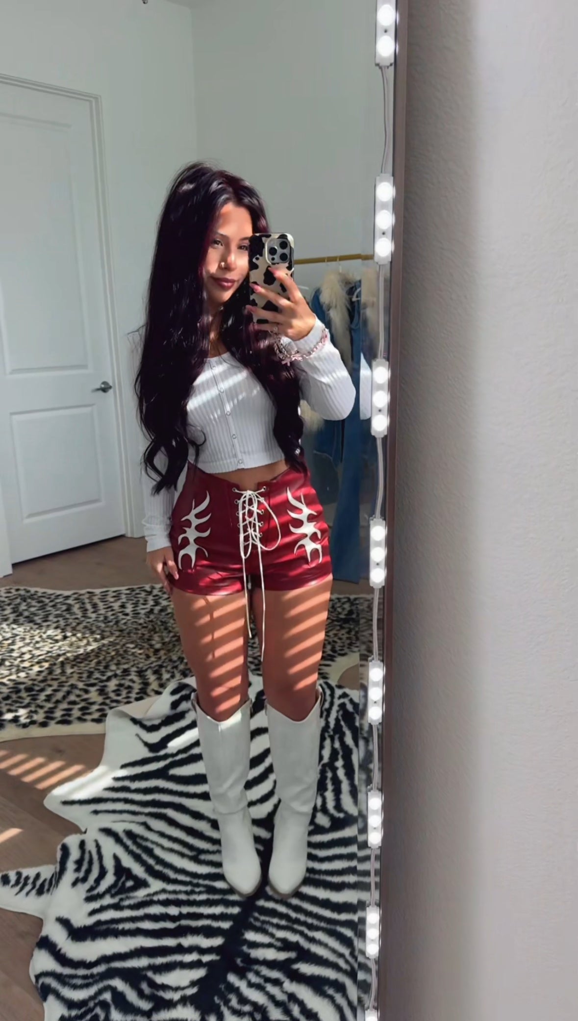 PRE ORDER-WILDFIRE LACE UP SHORTS