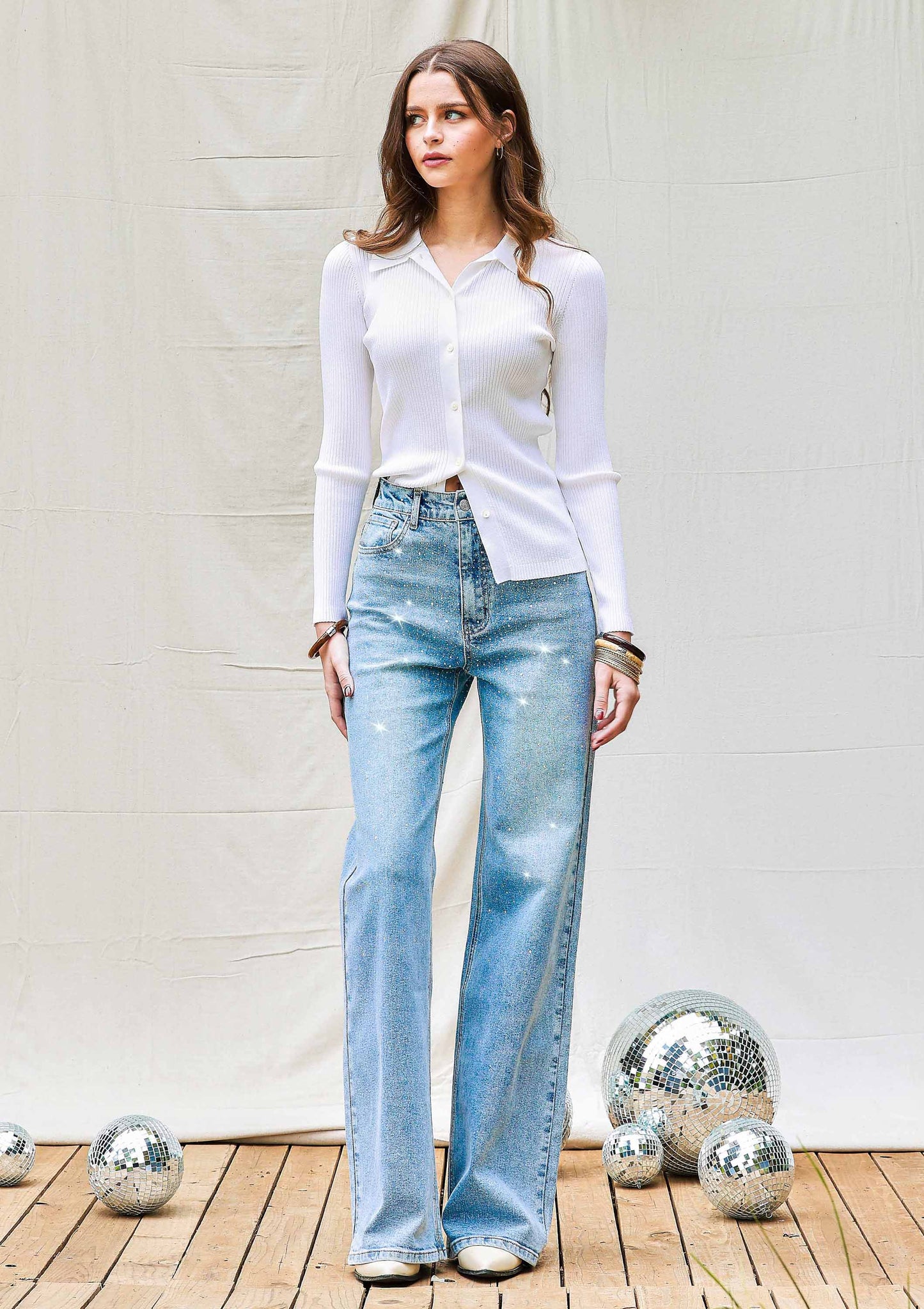 STARSTRUCK WIDE LEG JEANS