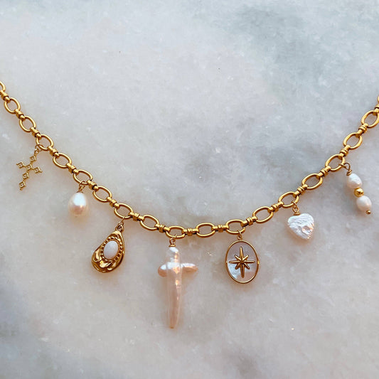 CELESTIAL DRIFT CHARM NECKLACE