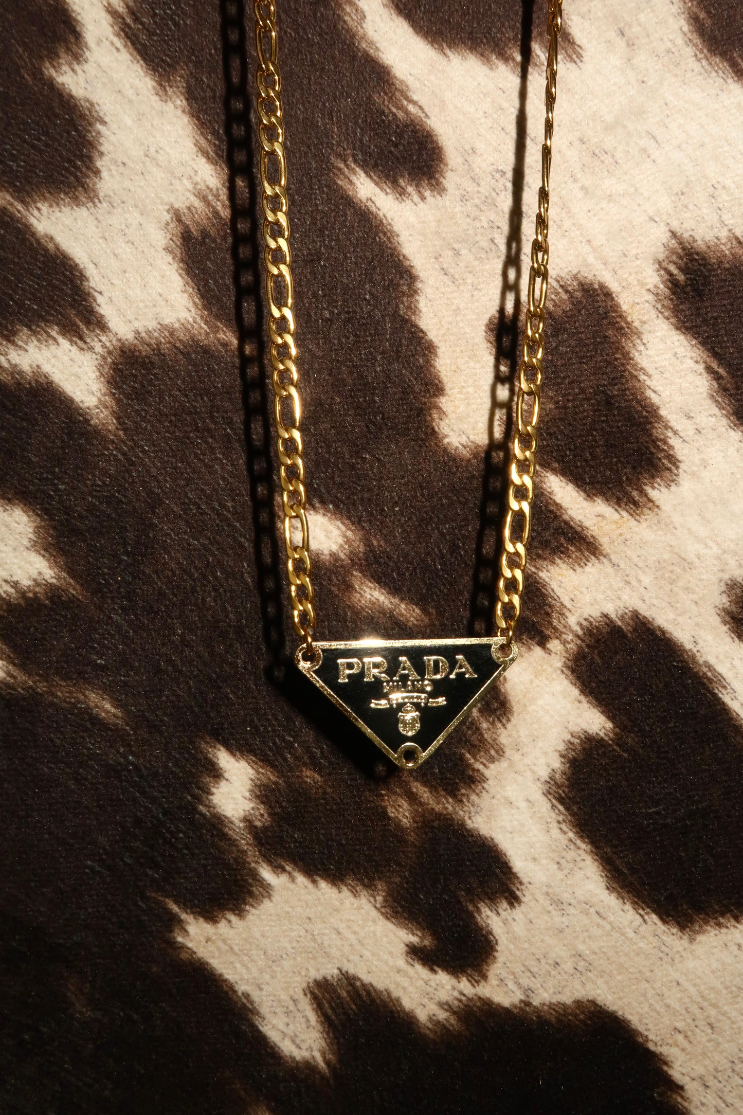 UPCYCLED PRADA STATEMENT NECKLACE-BLACK 🖤