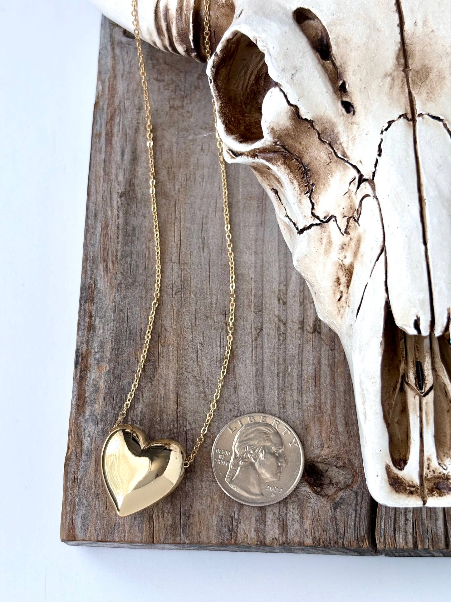 BUBBLE HEART NECKLACE 🤍