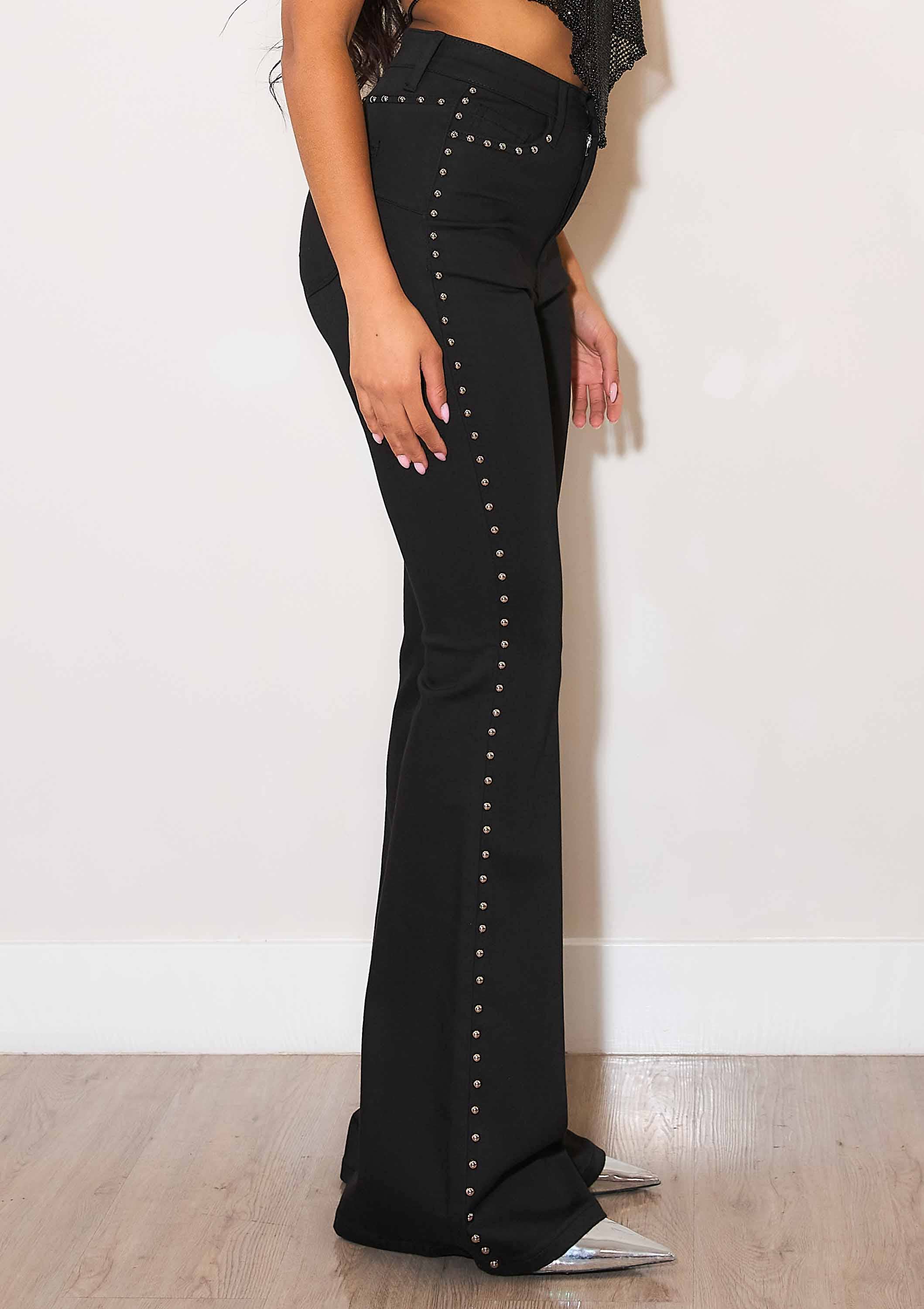 BLACK STALLION FLARE JEANS – The Stubborn Cowgirl