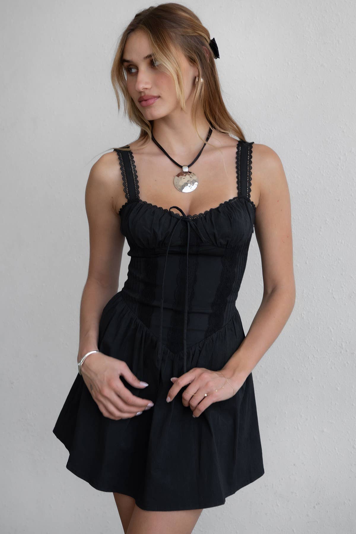 THE CORSET CONCERT DRESS BLACK