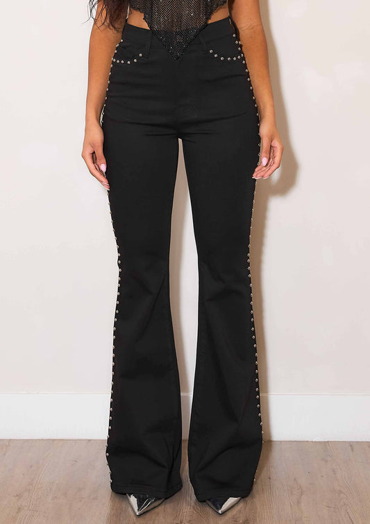 BLACK STALLION FLARE JEANS