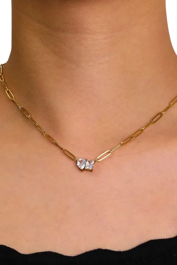 DOUBLE TROUBLE NECKLACE